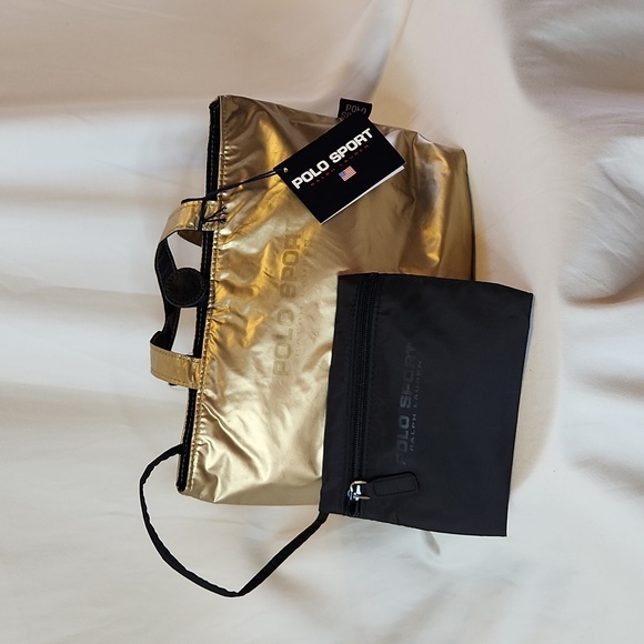Polo Sport Ralph Lauren Gold Mini Tote - Picture 7 of 9